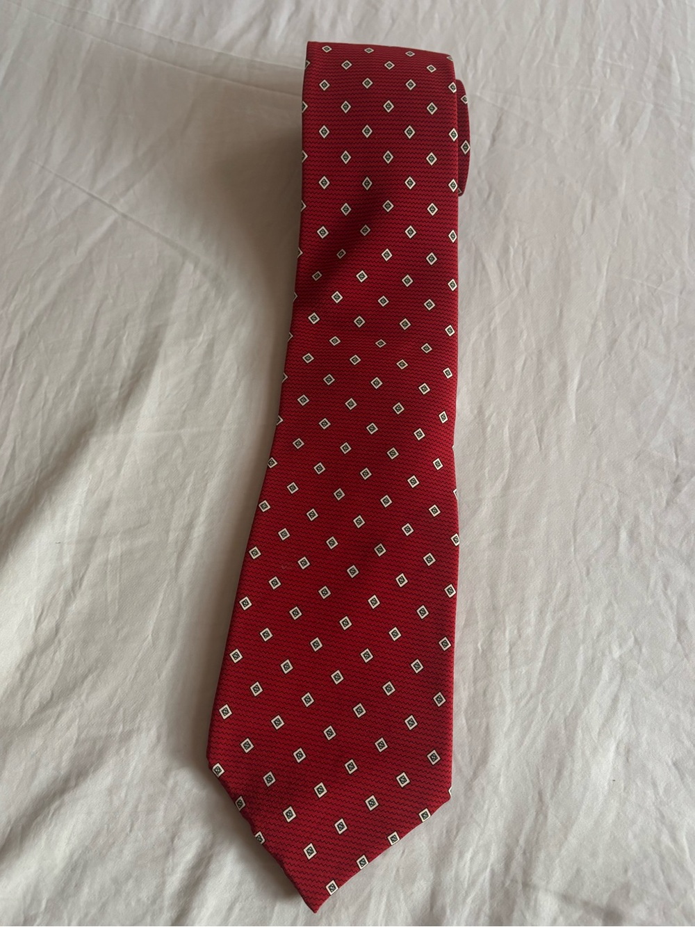 Vintage Peterborough Row Bloomingdale’s Silk Tie